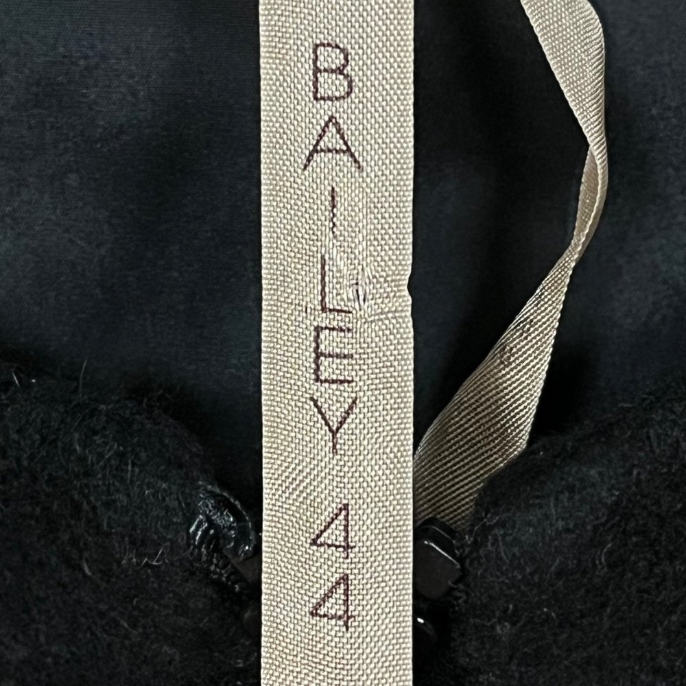 Bailey 44 Houndstooth Wool Blend Crop Zip Jacket Sweater Small Old Money Preppy - Picture 7 of 8
